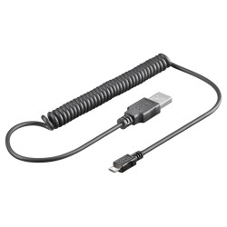 CABLE Micro USB cable en espiral WIRBOO
