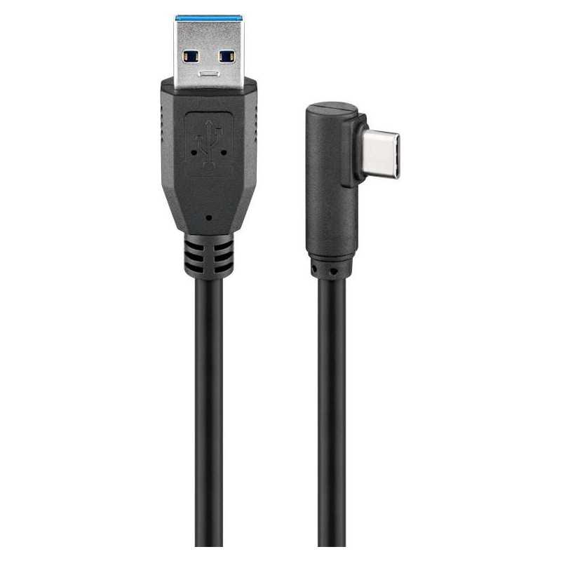 Cable USB-C ™ a USB A 3 0 90    negro WIRBOO