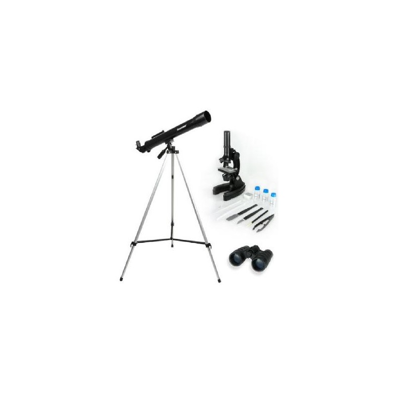 Kit Telescopio/Microscopio/Binocular celestron
