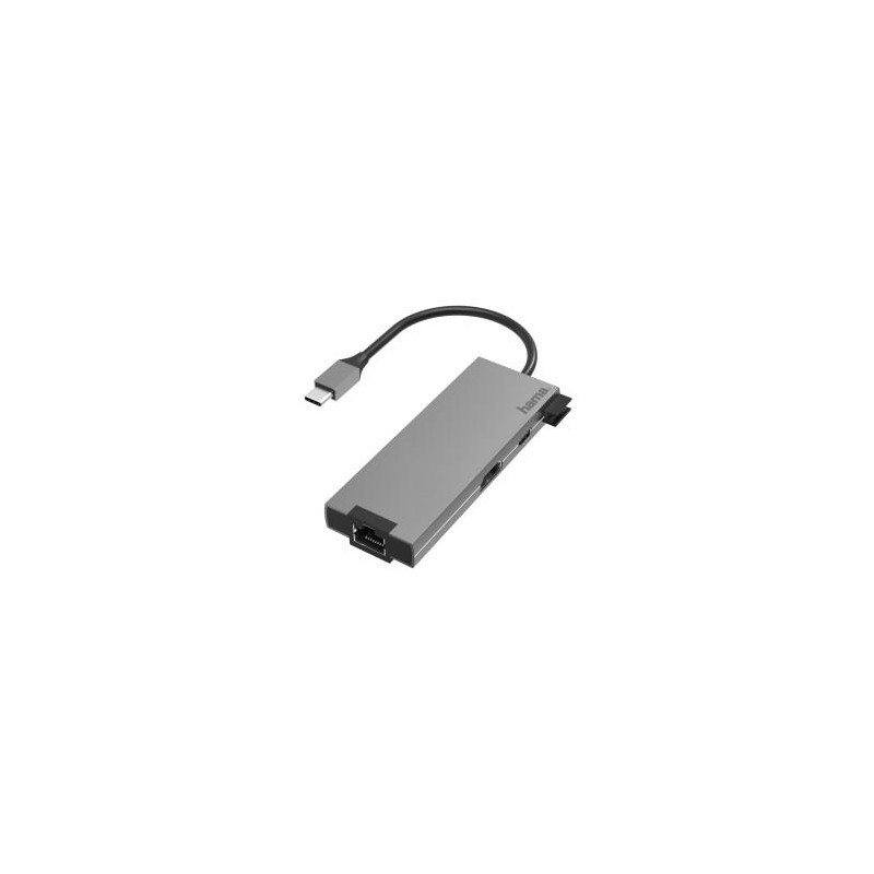 USB-C Multipuerto  5 Puertos  HDMI LAN hama 