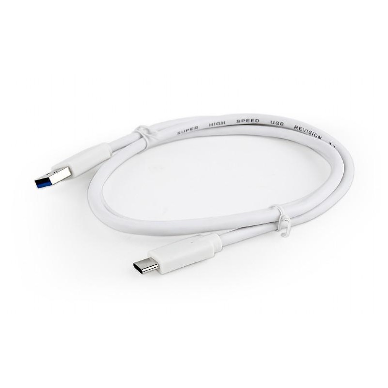Cable USB-C ™ a USB A 3 0  blanco WIRBOO