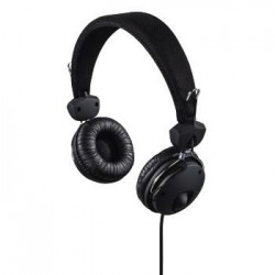 Auriculares Fun Music Cable OnEar Negro