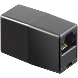 Adaptador RDSI 2 negro 2unidades por caja 