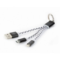 llavero Cable combinado de carga USB WIRBOO negro