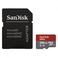 sandisk microSDXC ultra 256GB C10 100MB/s  adap