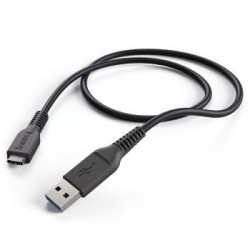 Cable USB Type C - USB A 3 1 1m  Negro HAMA