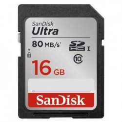 Tarjeta SDHC Ultra 16GB C10 80MB/s