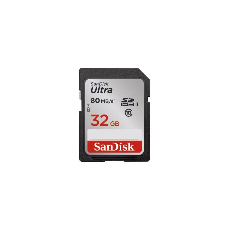 Tarjeta SDHC Ultra 32GB C10 80MB/s